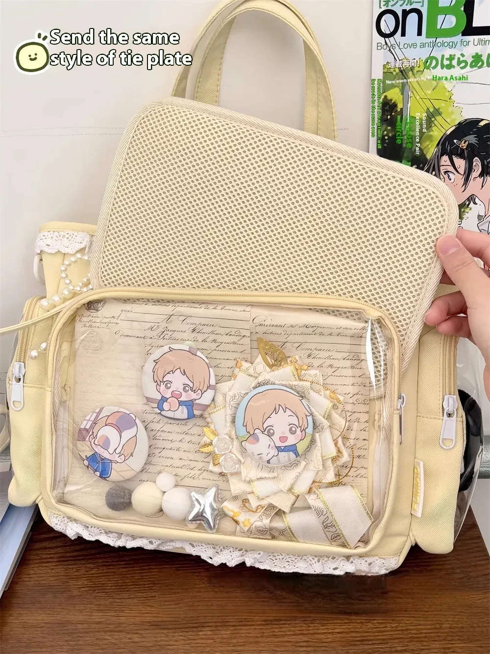 Sac Itabag Ballet, vue rapprochée