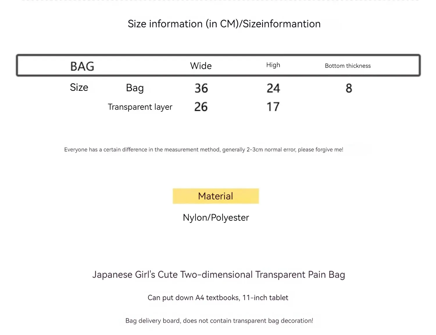 Sac Itabag Ballet, vue d'ensemble de la silhouette