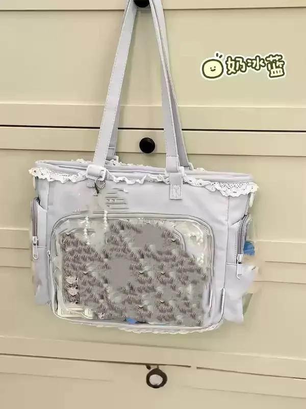 Sac Itabag japonais bidimensionnel « Ballet Fille Grande Appétit » à bandoulière 7