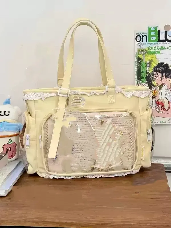 Sac Itabag japonais bidimensionnel « Ballet Fille Grande Appétit » à bandoulière 9