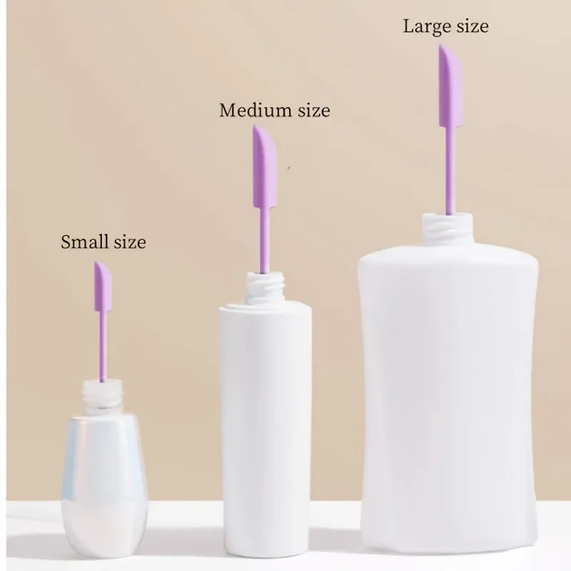 Lot de 3 spatules en silicone réutilisables pour cosmétiques, écologiques, pratiques pour le maquillage et les soins de la peau, faciles à nettoyer et idéales en voyage 4