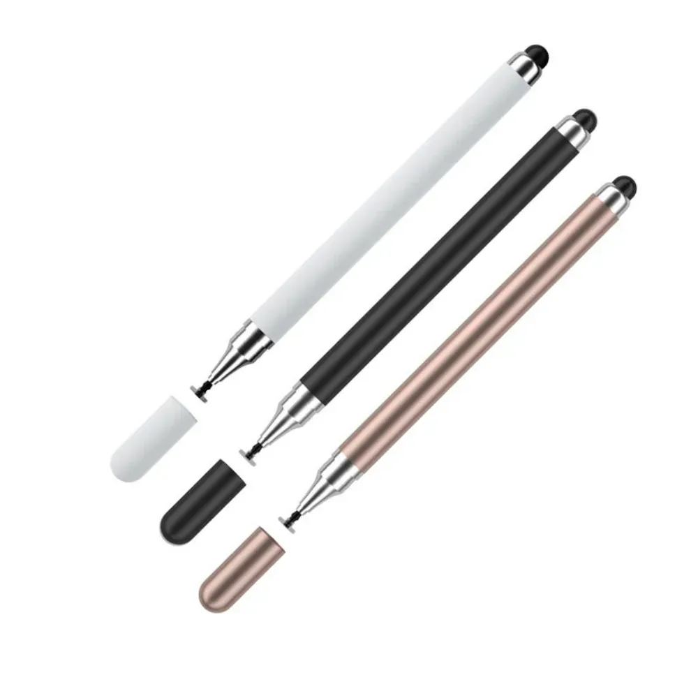 Stylet universel 2 en 1 pour smartphone et tablette, crayon tactile capacitif pour dessin 3