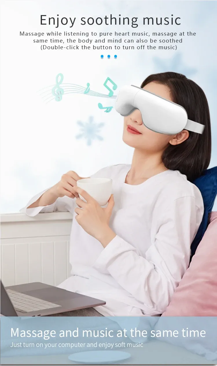 Masque de massage oculaire pliable