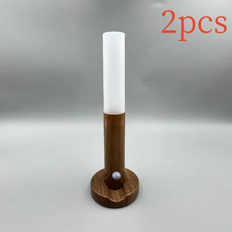 Veilleuse LED USB rechargeable à induction humaine pour chevet, maison et garde-robe, éclairage avec capteur de mouvement 6