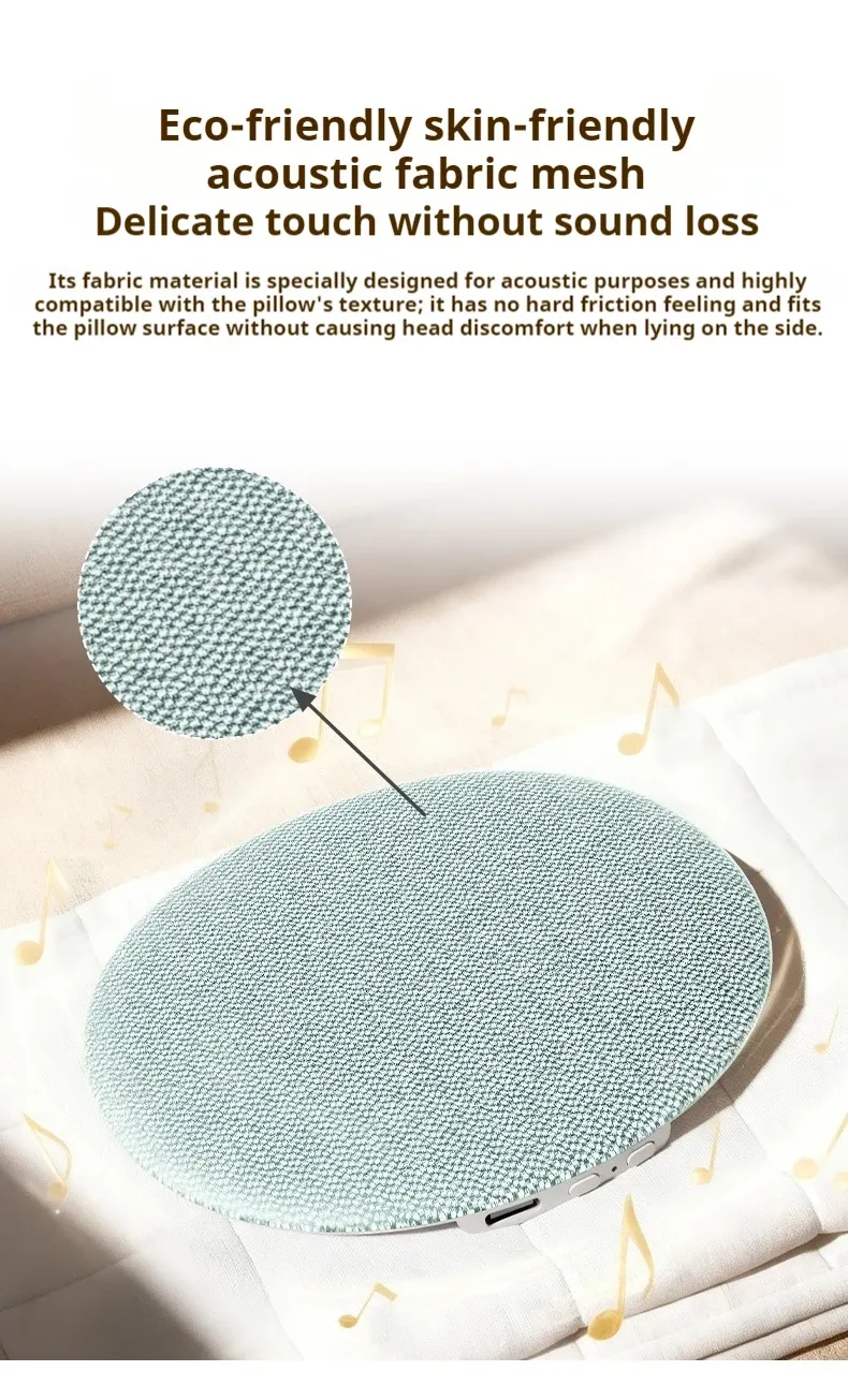 Haut-parleur d'oreiller Bluetooth, finition premium