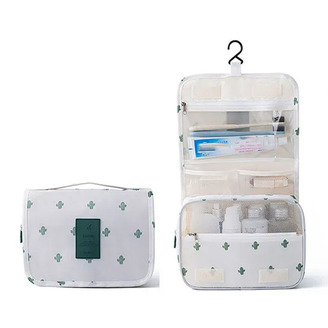 Trousse de toilette de voyage multifonctionnelle à crochet, étanche, pour cosmétiques et articles de toilette 13
