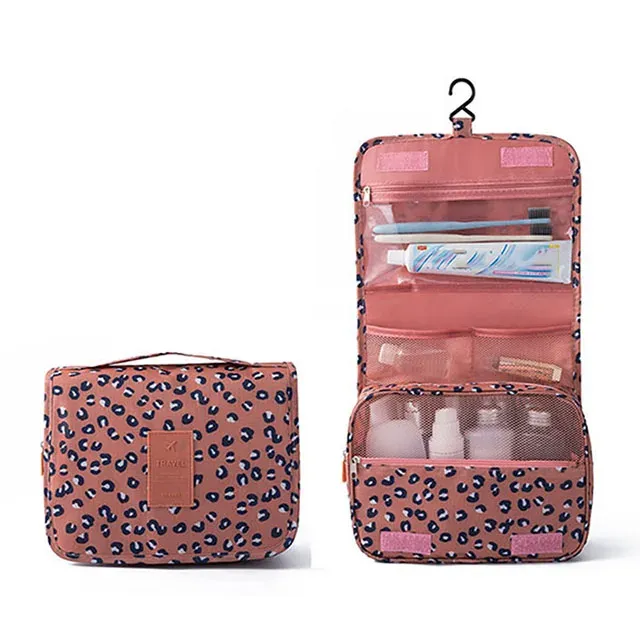 Trousse de toilette de voyage multifonctionnelle à crochet, étanche, pour cosmétiques et articles de toilette 14