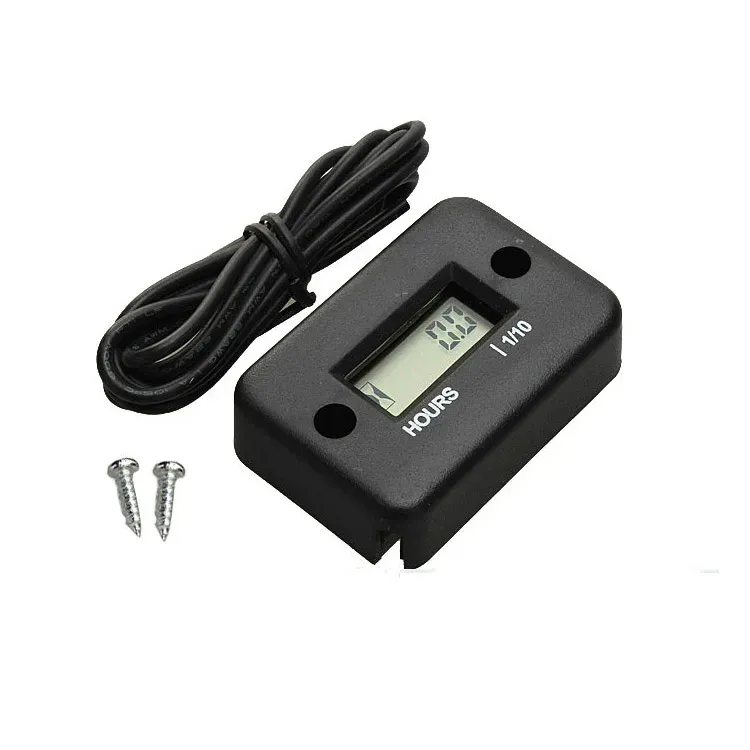 Compteur d'heures numérique LCD, installation