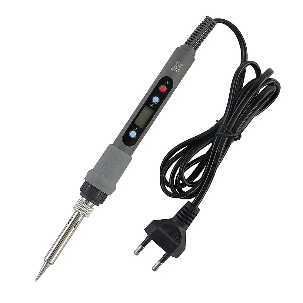 Fer à souder électrique numérique 60 W/80 W à température réglable, avec fonction dessoudage, pour réparation et outils de soudure 2