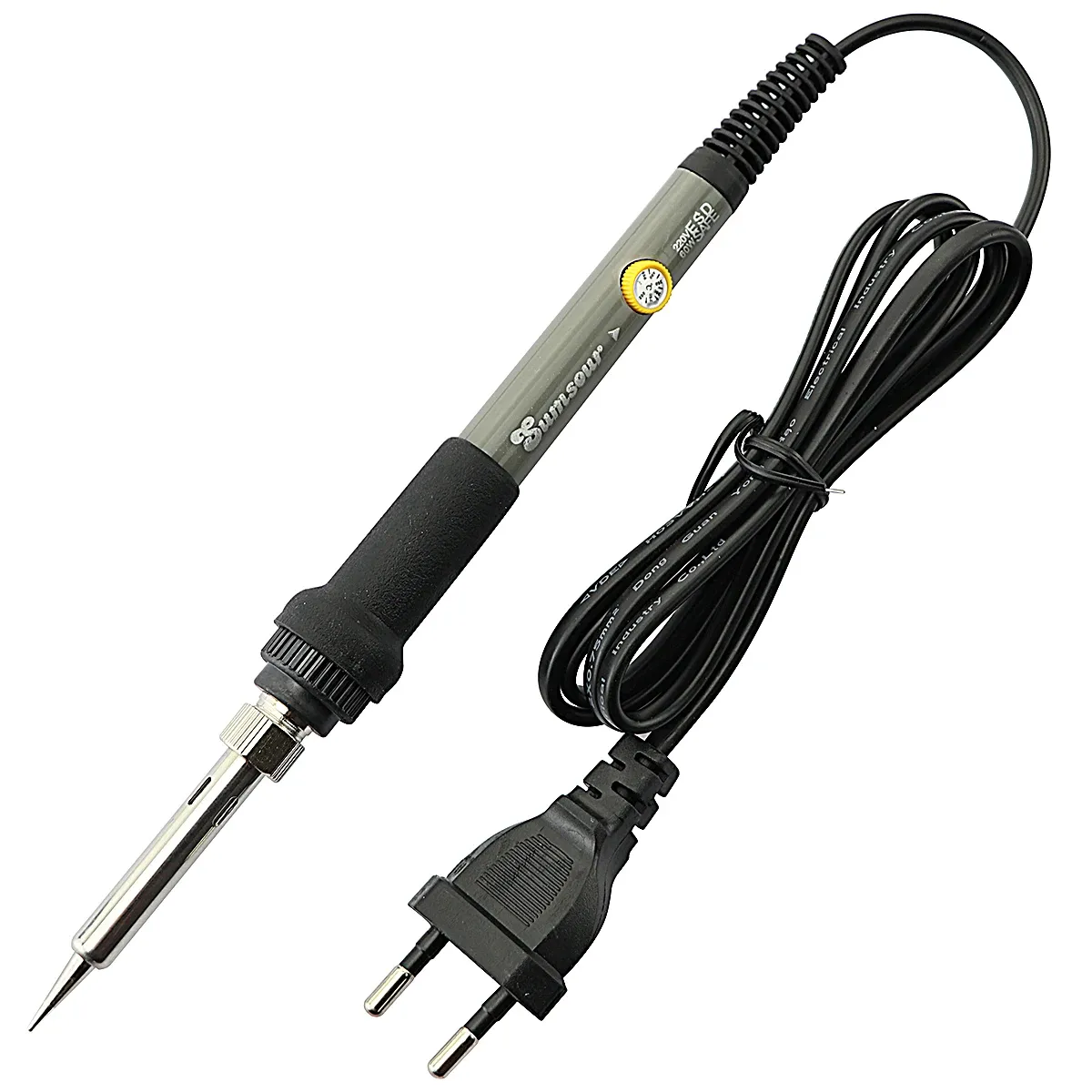 Fer à souder électrique numérique 60 W/80 W à température réglable, avec fonction dessoudage, pour réparation et outils de soudure 6