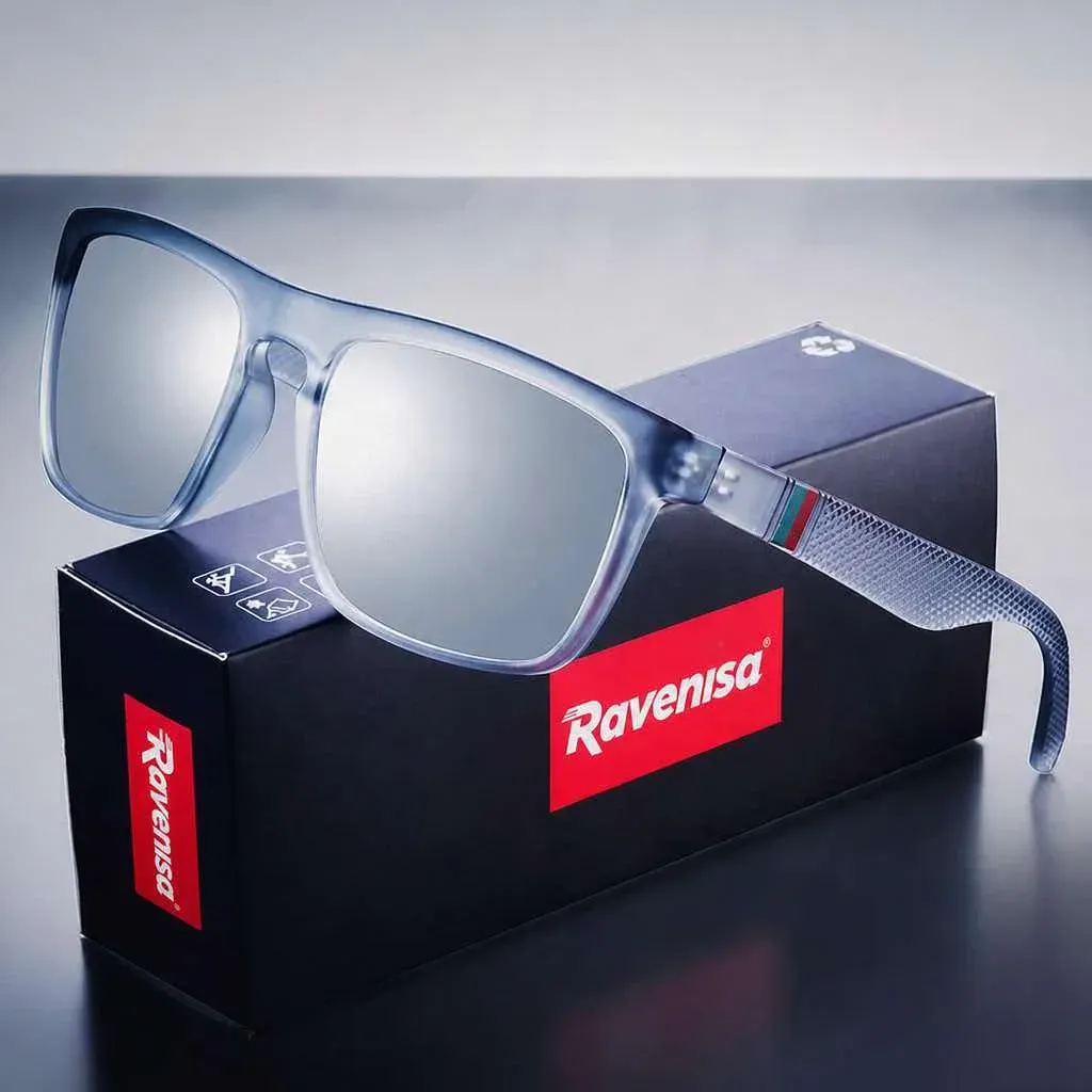 Lunettes de soleil carrées vintage polarisées unisexes, lunettes rétro pour la conduite et la pêche, protection UV400 4