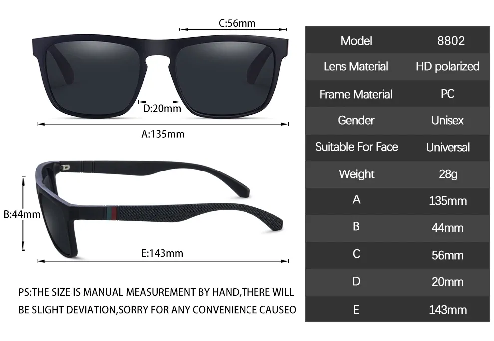 Lunettes de soleil polarisées en situation