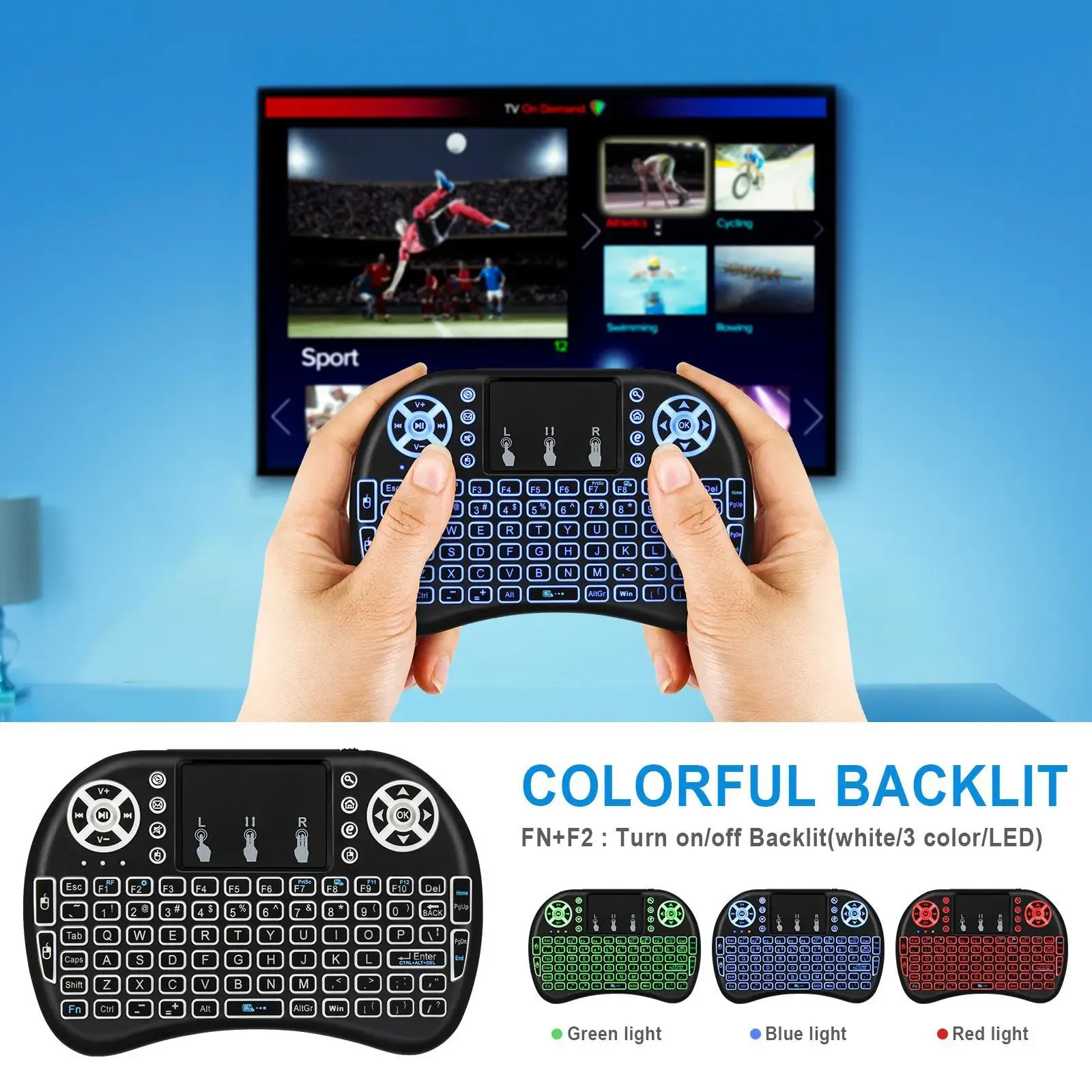 Design élégant du clavier avec rétroéclairage