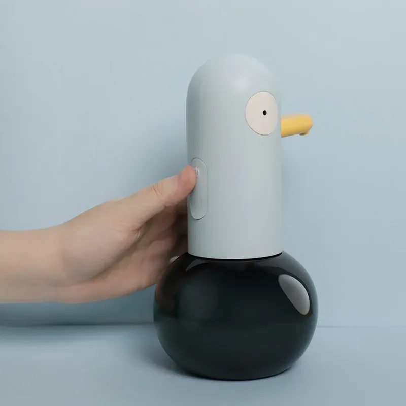 Distributeur de savon moussant en forme de canard pour enfants, sans contact, pour cuisine et salle de bain 4