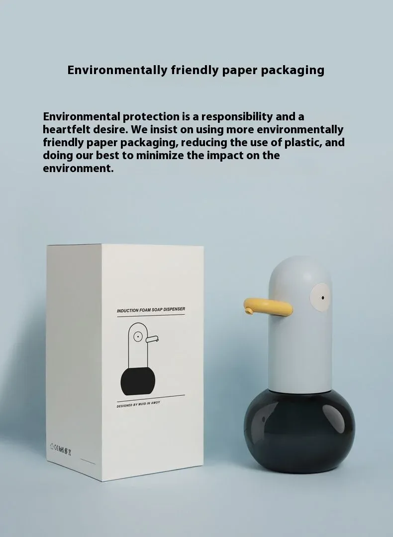 Distributeur de savon canard, finition et design