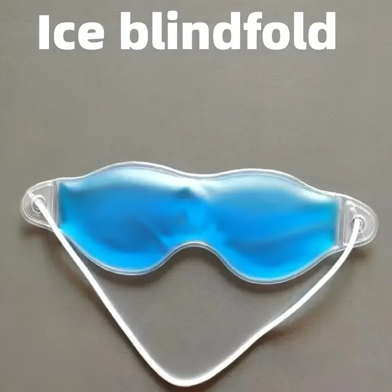 2 masques pour les yeux en gel réutilisables à effet froid et chaud, avec élastique réglable 2