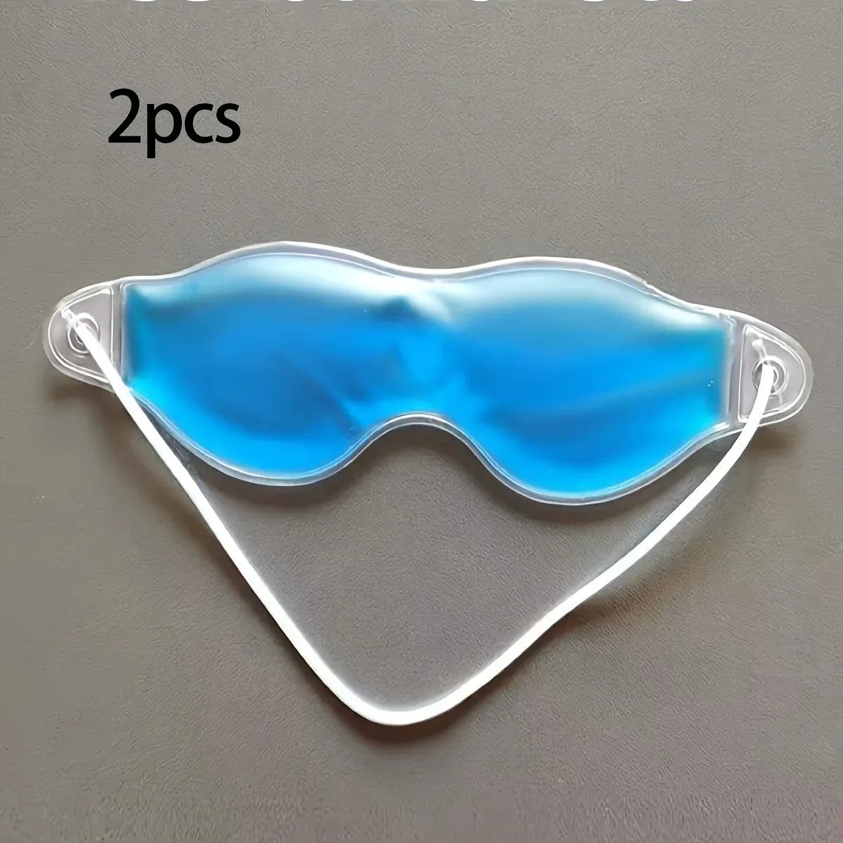 2 masques pour les yeux en gel réutilisables à effet froid et chaud, avec élastique réglable 7
