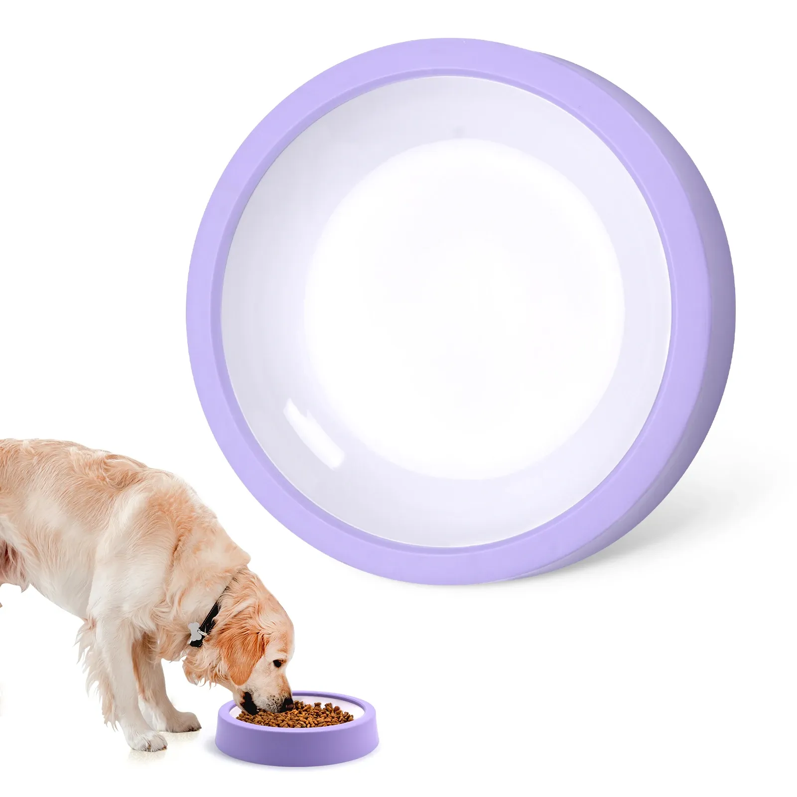 Gamelle à alimentation lente pour chien, ludique et antidérapante, anti-glouton, bol écologique pour grands, moyens et petits chiens ainsi que pour chiots 10