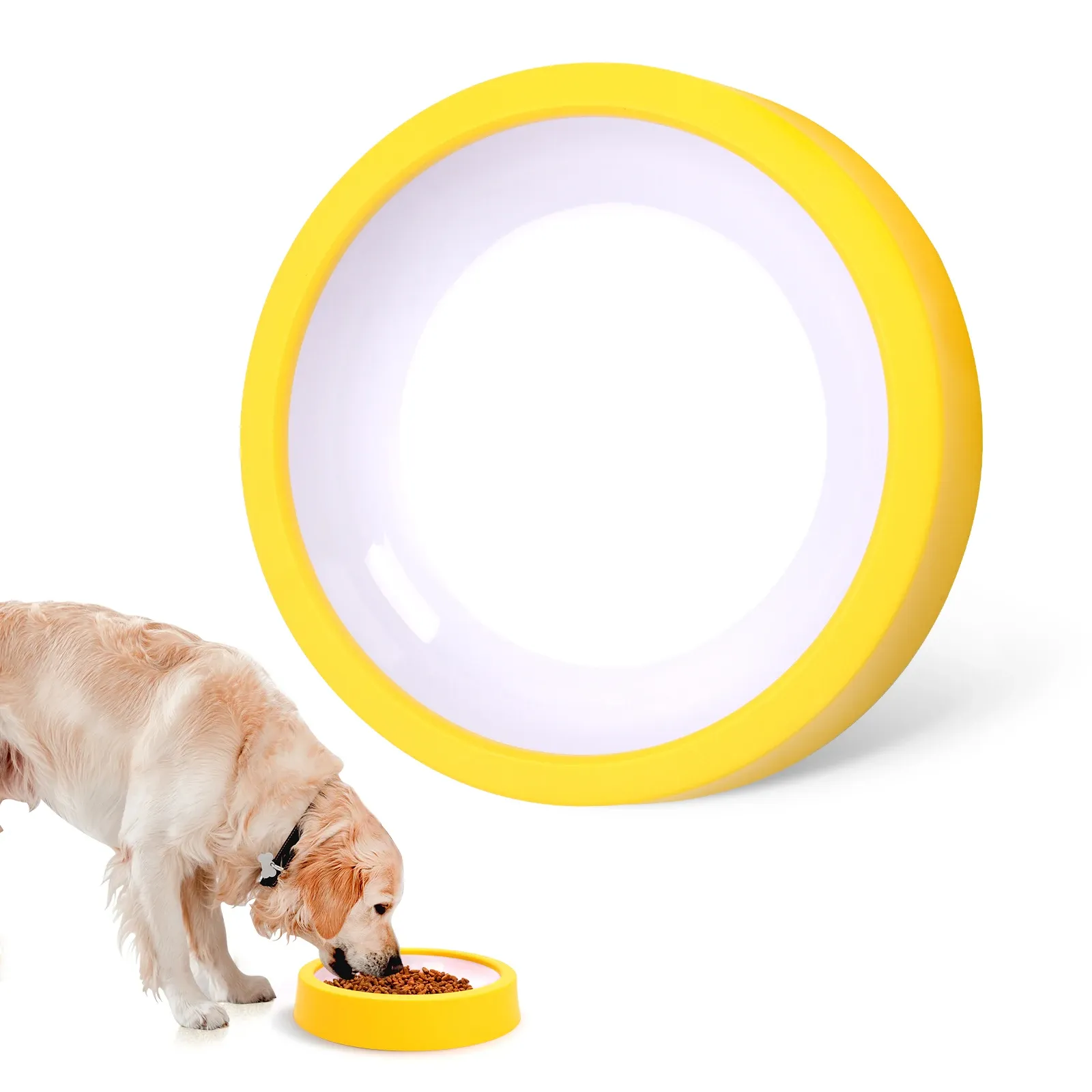 Gamelle à alimentation lente pour chien, ludique et antidérapante, anti-glouton, bol écologique pour grands, moyens et petits chiens ainsi que pour chiots 12