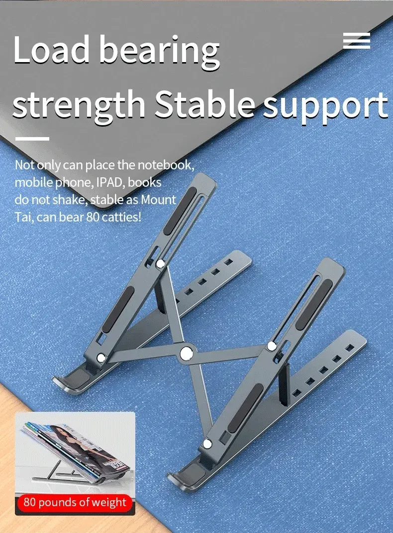 Support pour ordinateur portable en situation