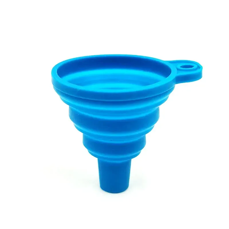 Entonnoir pliable en silicone, forme dépliée