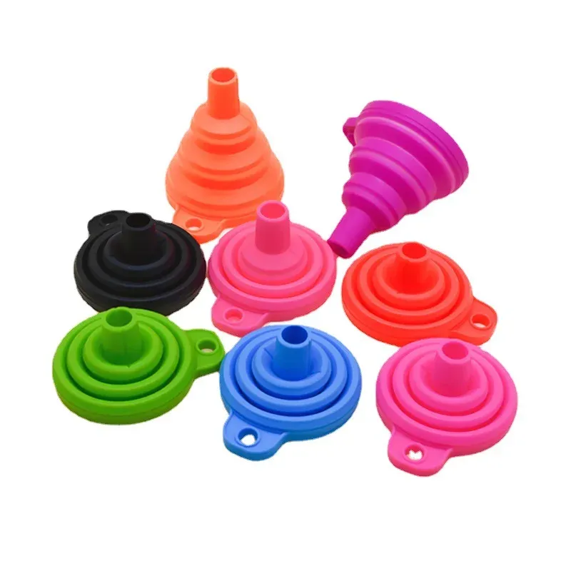Entonnoir pliable en silicone, présentation