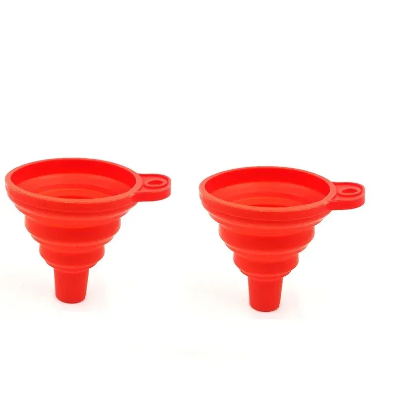 Entonnoir pliable en silicone, ustensile de cuisine multifonctionnel portable pour huile et vin, lot de 1 à 2 pièces 8