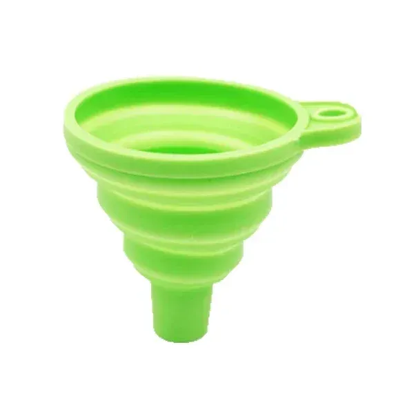 Entonnoir pliable en silicone, ustensile de cuisine multifonctionnel portable pour huile et vin, lot de 1 à 2 pièces 9