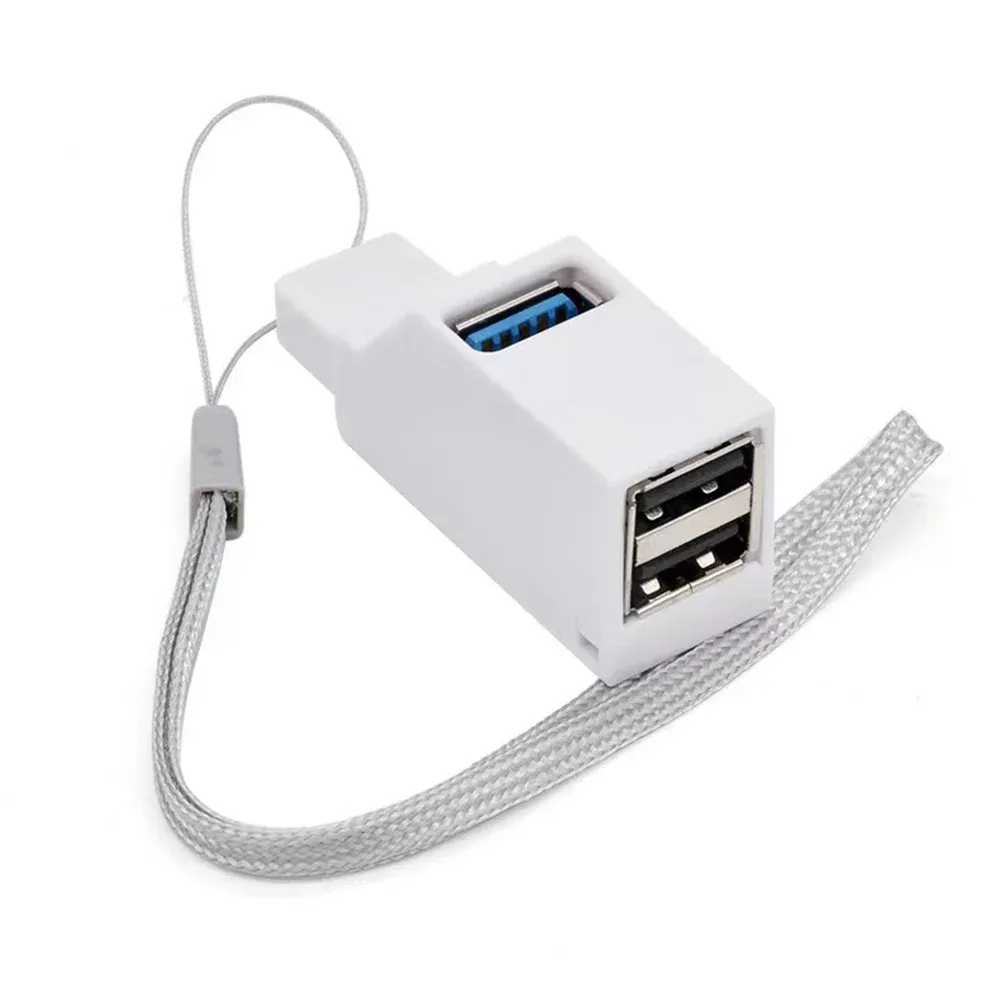Hub USB 3.0 Mini Séparateur 1 vers 3 Ports USB 2.0 Haute Vitesse pour PC Portable 5