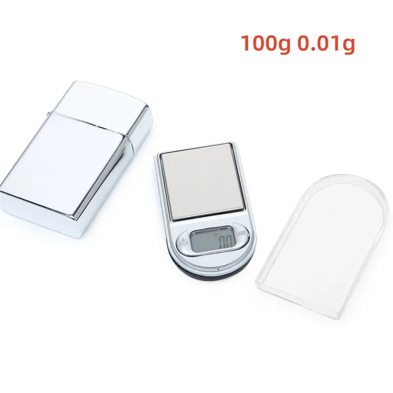 Balance de poche mini à allume-cigare 50 g / 100 g / 200 g, balance numérique de précision pour bijoux, diamants et cuisine, graduation 0,01 g 8