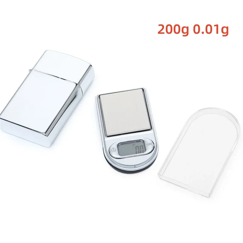 Balance de poche mini à allume-cigare 50 g / 100 g / 200 g, balance numérique de précision pour bijoux, diamants et cuisine, graduation 0,01 g 7