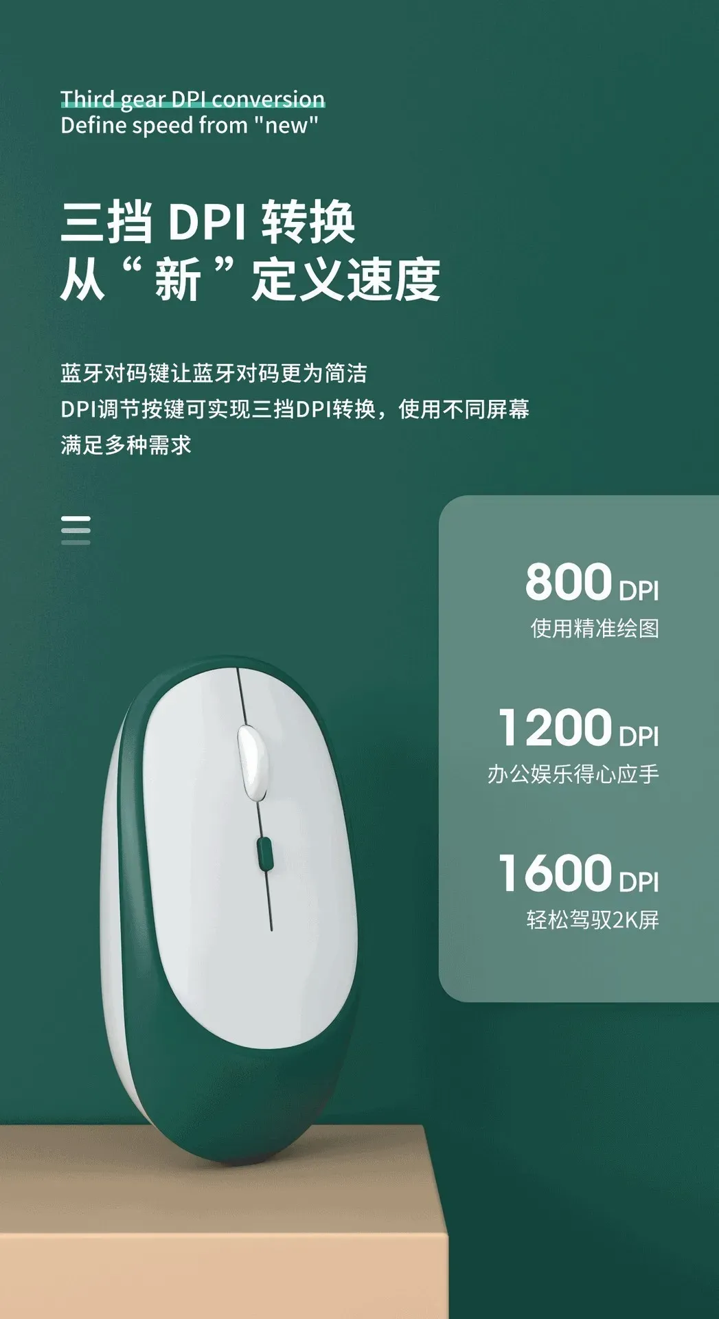Souris sans fil dans un espace de travail moderne