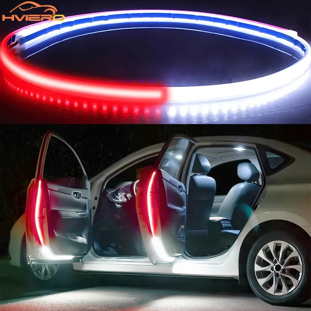 Lampe LED de sécurité clignotante pour portière de voiture, éclairage d'accueil étanche