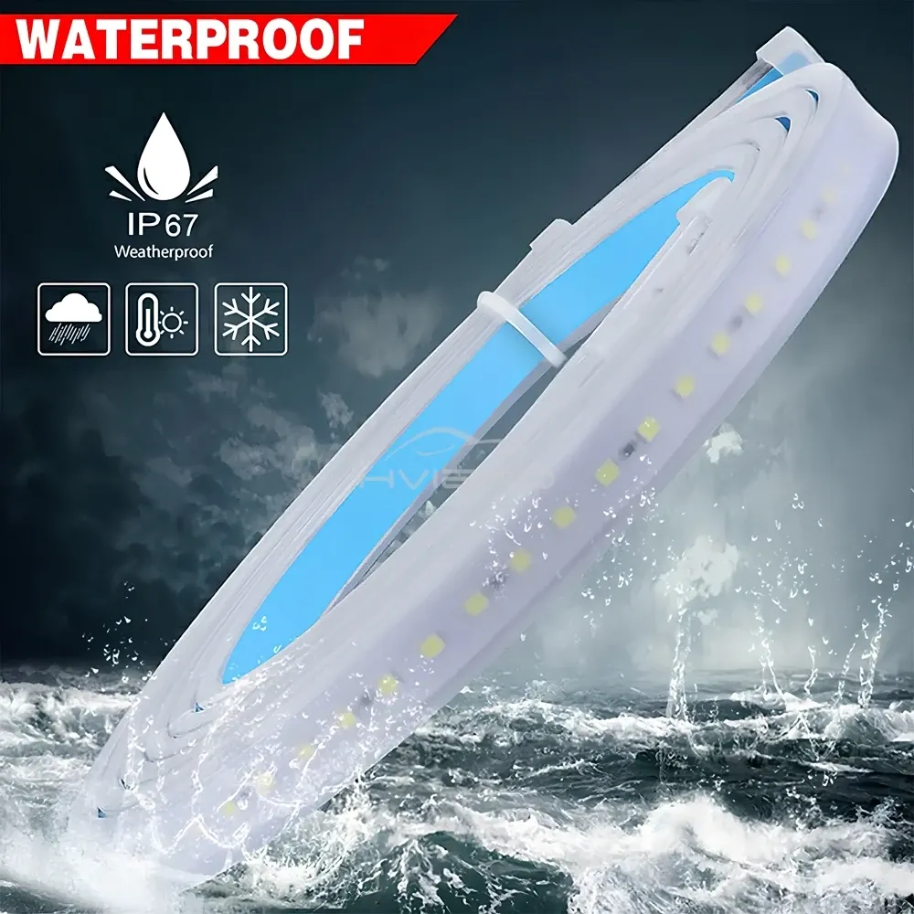 Lampe LED de sécurité clignotante pour portière de voiture, éclairage d'accueil étanche 5