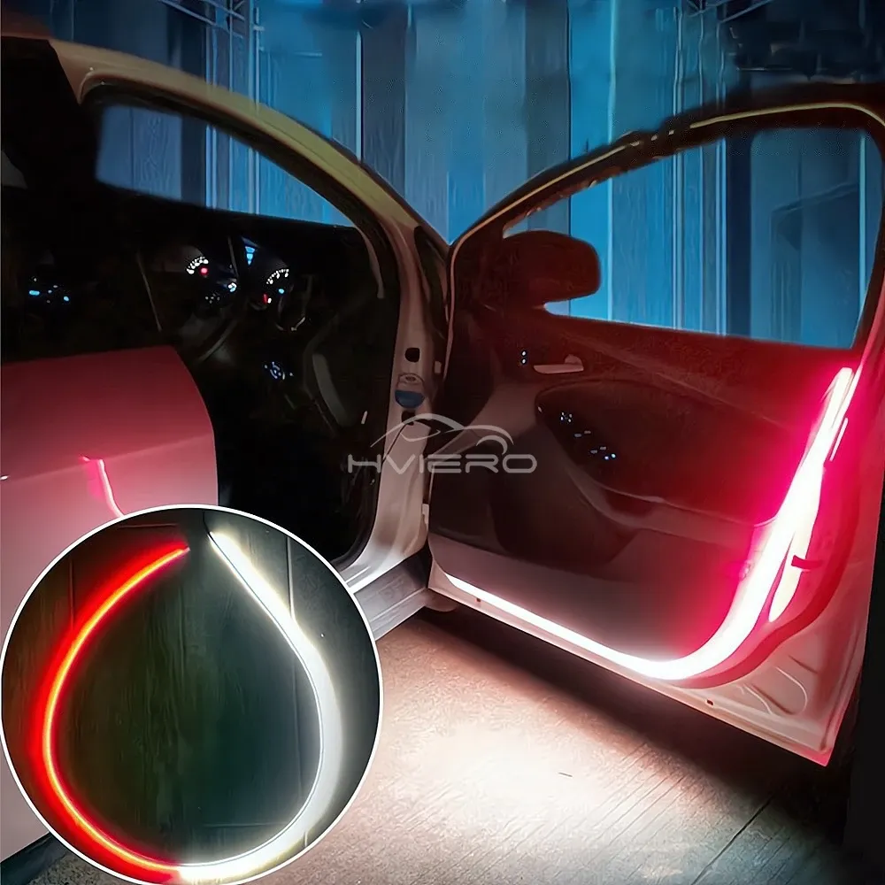 Effet lumineux de la lampe de porte de voiture