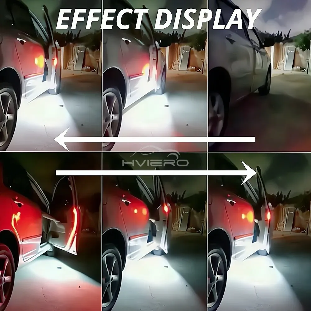 Bande lumineuse anti-collision pour stationnement