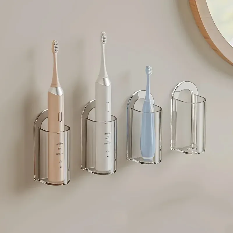 Porte-brosse à dents mural sans perçage pour brosse à dents électrique 4