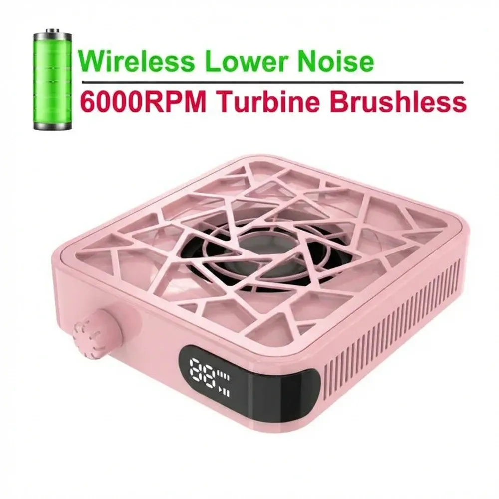 Mini aspirateur à poussière d'ongles sans balai, écran HD, vitesse réglable, portable et rechargeable, faible bruit