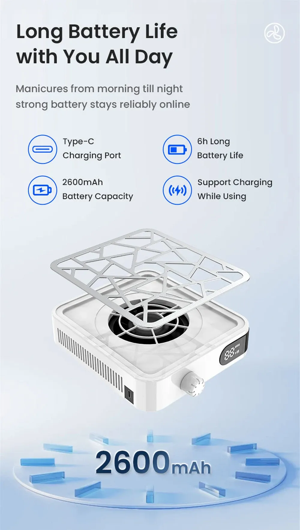 Finitions et design du mini aspirateur