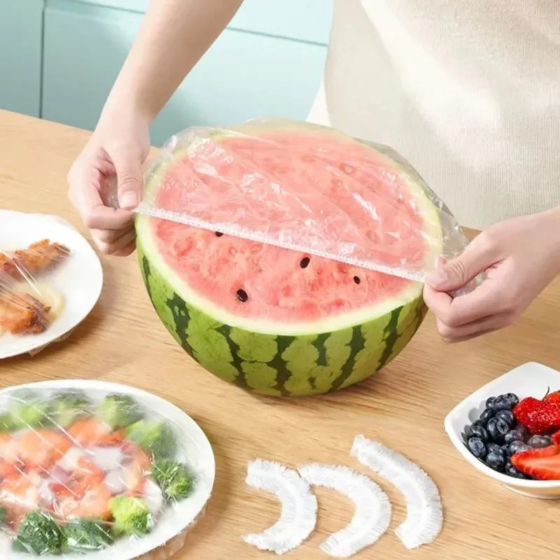 Couvercles alimentaires élastiques réutilisables pour bols et assiettes 6