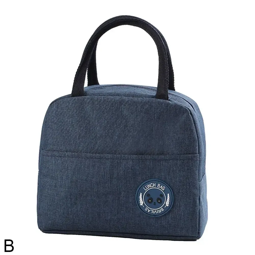 Sac isotherme à déjeuner avec doublure aluminium épaisse, grand sac bento portable, pour étudiants, camping et bureau 7