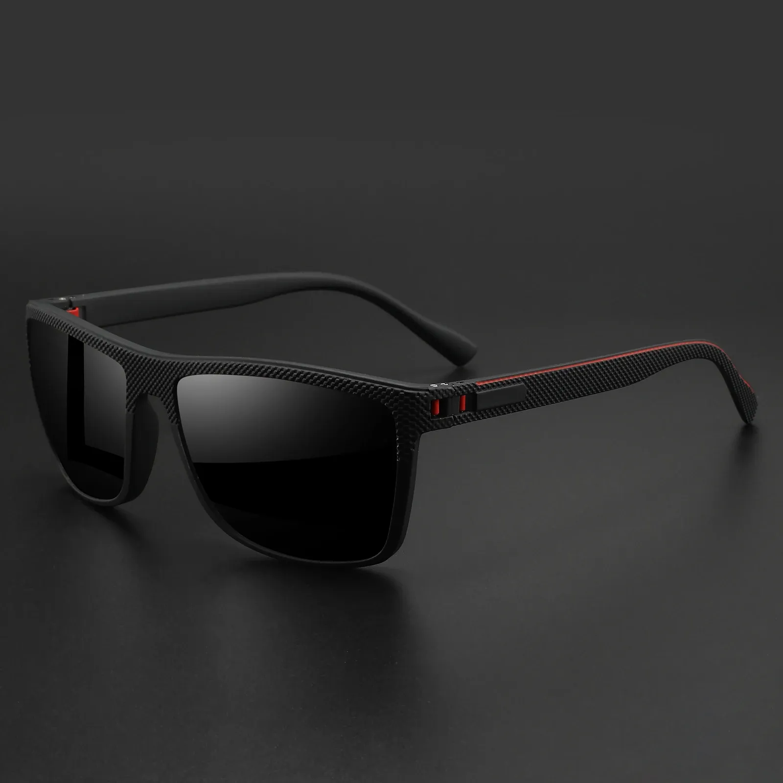 Lunettes de soleil carrées polarisées, détail 11