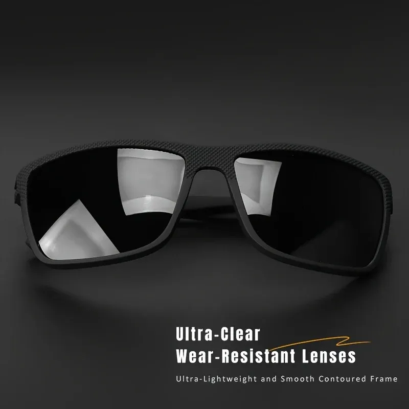 Lunettes de soleil carrées polarisées, détail 4