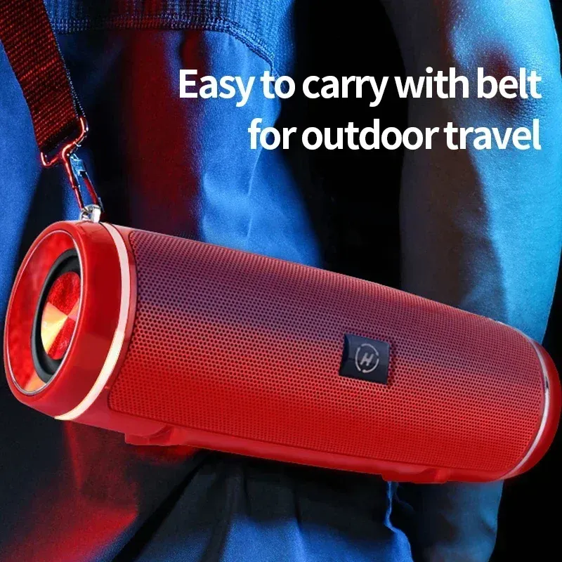 Haut-parleur Bluetooth portable sans fil 200 W, audio d'extérieur haute puissance, son stéréo 3D surround, TWS, radio FM 6