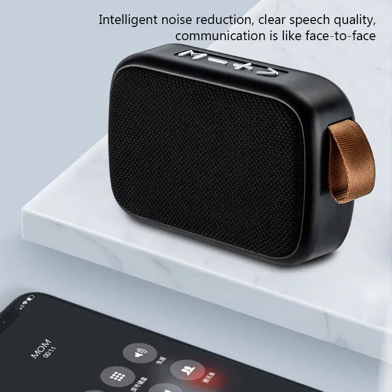 Enceinte Bluetooth portable TWS en tissu Oxford, pour l'extérieur