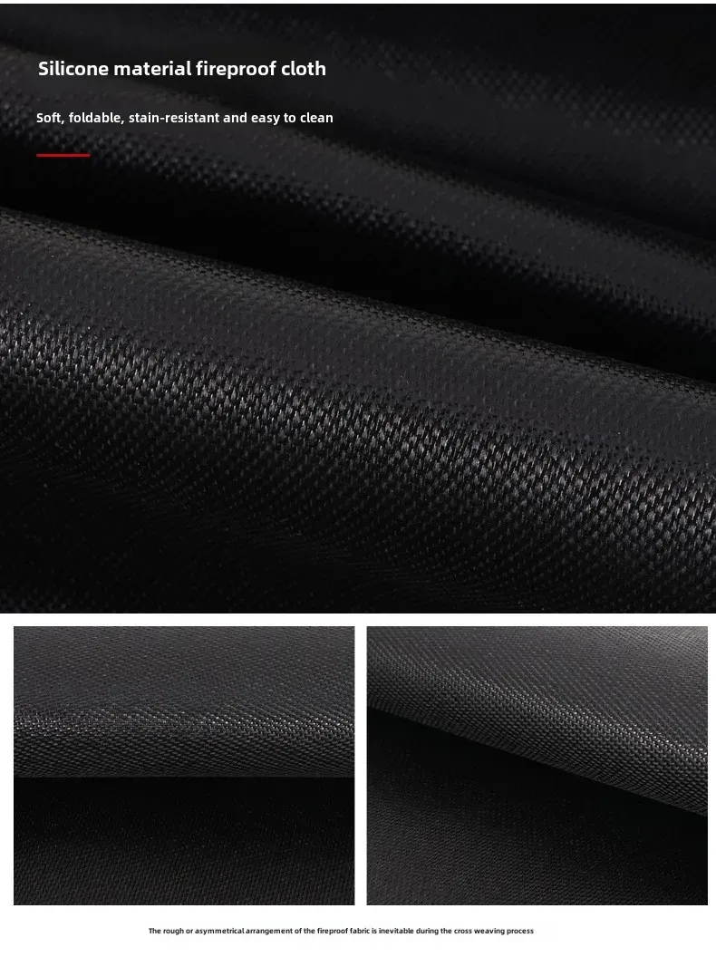 Tapis ignifuge pliable et transportable
