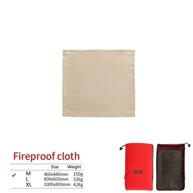Tapis ignifuge en fibre de verre pour camping, pique-nique et barbecue 22