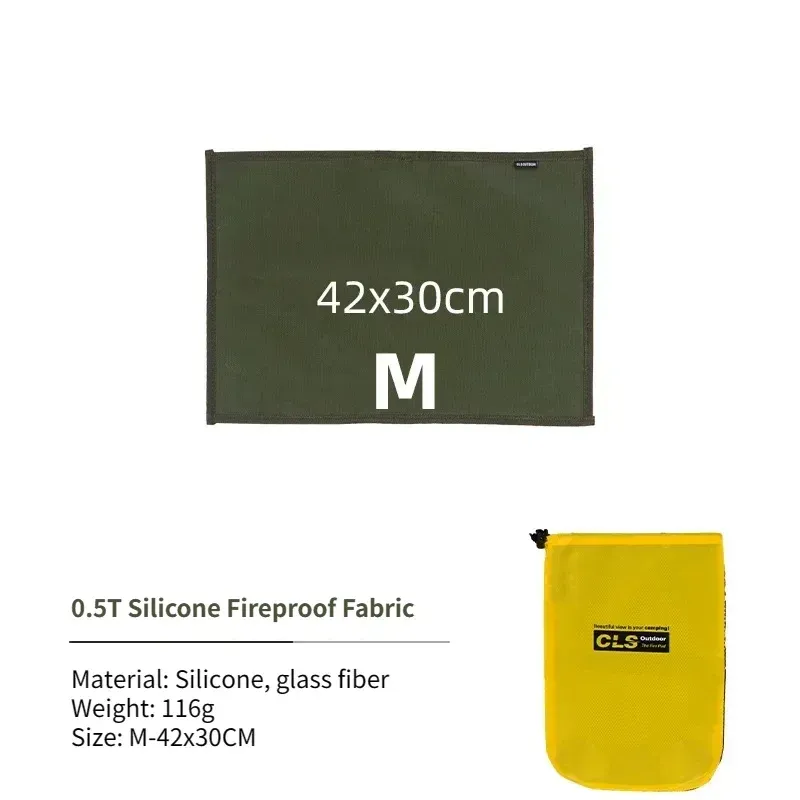 Tapis ignifuge en fibre de verre pour camping, pique-nique et barbecue 32