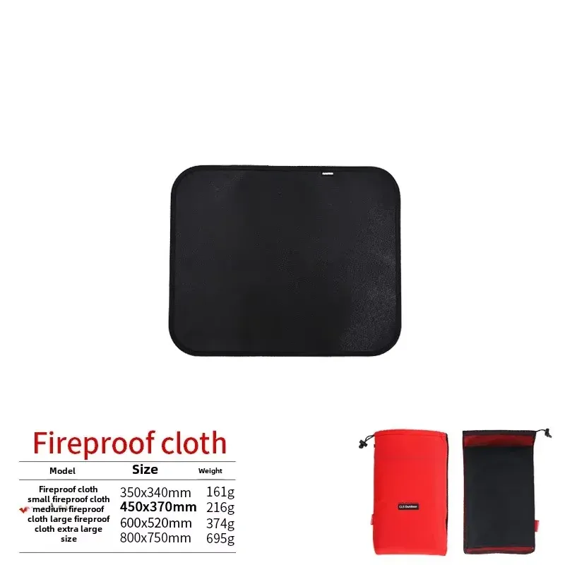 Tapis ignifuge en fibre de verre pour camping, pique-nique et barbecue 7