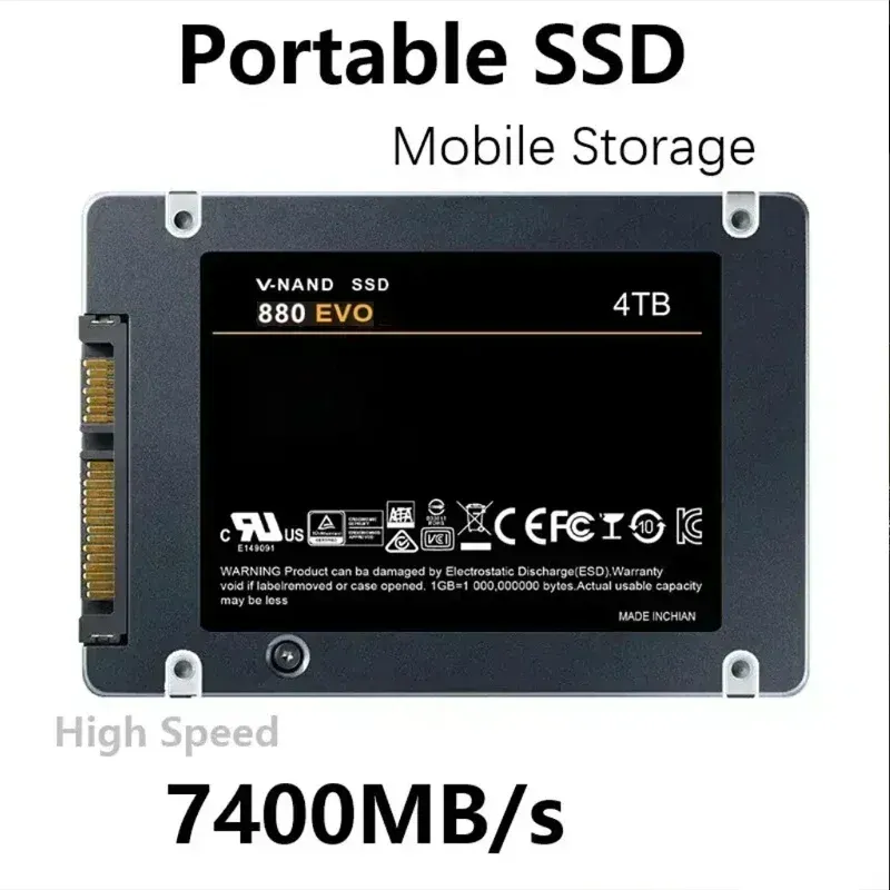 Vue du SSD interne haute vitesse